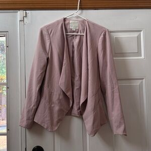Mercer & Madison Light Pink Open Blazer